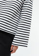 Givn Berlin Langarmshirt GBLACEY aus Bio-Baumwolle Longsleeve Black / White (Stripes)