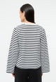 Givn Berlin Langarmshirt GBLACEY aus Bio-Baumwolle Longsleeve Black / White (Stripes)