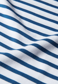 Givn Berlin Langarmshirt GBLACEY aus Bio-Baumwolle Longsleeve Blazing Blue / White (Stripes)