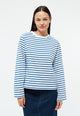 Givn Berlin Langarmshirt GBLACEY aus Bio-Baumwolle Longsleeve Blazing Blue / White (Stripes)