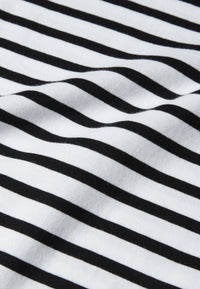 Givn Berlin Langarmshirt GBPITTIE aus Bio-Baumwolle Longsleeve Black / White (Stripes)