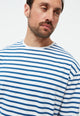 Givn Berlin Langarmshirt GBPITTIE aus Bio-Baumwolle Longsleeve Blazing Blue / White (Stripes)