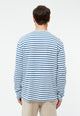 Givn Berlin Langarmshirt GBPITTIE aus Bio-Baumwolle Longsleeve Blazing Blue / White (Stripes)