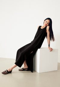 Givn Berlin Langes Kleid GBLOTTA aus LENZING™ ECOVERO™ Dress Black