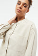 Givn Berlin Leichte Jacke GBANJA aus Bio-Baumwolle Jacket Desert Beige