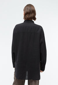 Givn Berlin Leinenbluse GBCOSIMA oversize Blouse Black (Linen)