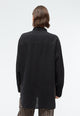 Givn Berlin Leinenbluse GBCOSIMA oversize Blouse Black (Linen)