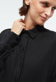 Givn Berlin Leinenbluse GBCOSIMA oversize Blouse Black (Linen)