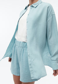 Givn Berlin Leinenbluse GBCOSIMA oversize Blouse Irish Mint (Linen)