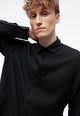 Givn Berlin Leinenhemd GBJOHN relaxed Buttoned Shirt Black (Linen)