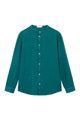 Givn Berlin Hemd GBWES regular aus Leinen mit Stehkragen Buttoned Shirt Malachite Green (Linen)