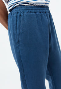 Givn Berlin Leinenhose GBERIC mit Tunnelzug Trousers Blazing Blue (Linen)