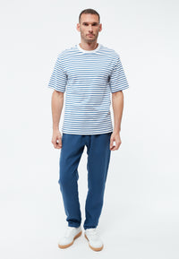 Givn Berlin Leinenhose GBERIC mit Tunnelzug Trousers Blazing Blue (Linen)