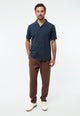 Givn Berlin Leinenhose GBERIC mit Tunnelzug Trousers Chocolate Brown (Linen)
