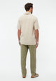 Givn Berlin Leinenhose GBERIC mit Tunnelzug Trousers Faded Olive (Linen)