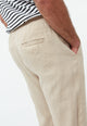 Givn Berlin Leinenhose GBERIC mit Tunnelzug Trousers Oat Beige (Linen)