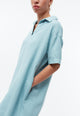 Givn Berlin Leinenkleid GBELAINE mit Polokragen Dress Irish Mint (Linen)