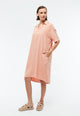 Givn Berlin Leinenkleid GBELAINE mit Polokragen Dress Light Apricot (Linen)