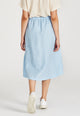 CARMEN Linen Skirt - Pale Blue (Linen)