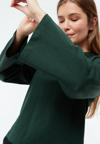 Givn Berlin Longsleeve GBLACEY aus Bio-Baumwolle Longsleeve Bottle Green