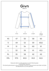 Givn Berlin Longsleeve GBLACEY aus Bio-Baumwolle Longsleeve Midnight Blue