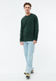 Givn Berlin Longsleeve GBPITTIE Heavyweight aus Bio-Baumwolle Longsleeve Bottle Green
