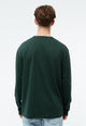 Givn Berlin Longsleeve GBPITTIE Heavyweight aus Bio-Baumwolle Longsleeve Bottle Green