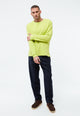 Givn Berlin Longsleeve GBTORBEN aus recycelter Baumwolle Sweater Lime Green