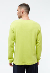 Givn Berlin Longsleeve GBTORBEN aus recycelter Baumwolle Sweater Lime Green