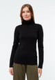Givn Berlin Longsleeve GBVIDA aus Bio-Baumwolle mit Turtleneck Longsleeve Black
