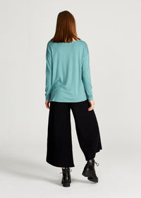 Givn Berlin Longsleeve POLLY aus TENCEL™ Lyocell Longsleeve Dark Mint (Tencel)
