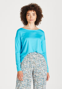 Givn Berlin Longsleeve POLLY aus TENCEL™ Lyocell Longsleeve Scuba Blue (Tencel)