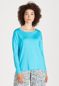 Givn Berlin Longsleeve POLLY aus TENCEL™ Lyocell Longsleeve Scuba Blue (Tencel)