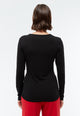 Givn Berlin Longsleeve SONJA aus TENCEL™ Lyocell Longsleeve Black (Tencel)