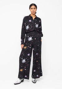 Givn Berlin Marlenehose MARLEEN aus LENZING™ ECOVERO™ Trousers Black (Universe)