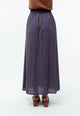 Givn Berlin Maxi-Rock GBDOLLY aus Bio-Baumwoll Crepe Skirt Nightshade Blue (Outlines)