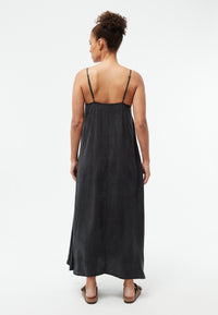 Givn Berlin Maxikleid GBROXIE aus TENCEL™ mit Peach-Effekt Dress Black (Tencel)