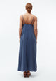 Givn Berlin Maxikleid GBROXIE aus TENCEL™ mit Peach-Effekt Dress Nightshade Blue
