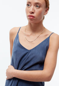 Givn Berlin Maxikleid GBROXIE aus TENCEL™ mit Peach-Effekt Dress Nightshade Blue