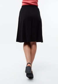 Givn Berlin Midi-Rock GBLEONIE aus LENZING™ ECOVERO™ Skirt Black