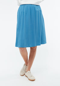 Givn Berlin Midi-Rock GBLEONIE aus LENZING™ ECOVERO™ Skirt Gentle Blue