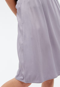 Givn Berlin Midi-Rock GBLEONIE aus LENZING™ ECOVERO™ Skirt Lilac Grey