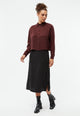 Givn Berlin Midirock GBTINA aus TENCEL™ Skirt Black (Tencel)