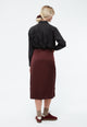 Givn Berlin Midirock GBTINA aus TENCEL™ Skirt Wine Red (Tencel)