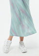 Givn Berlin Midirock GBVANA aus TENCEL™ mit Peach-Effekt Skirt Graphite Green / English Violet (Blurry)