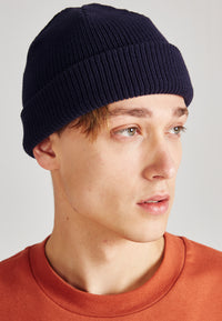 Givn Berlin Mütze CHRIS aus Bio-Baumwolle Beanie Dark Blue