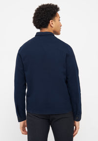Givn Berlin Overshirt CRAIG aus Bio-Baumwolle Buttoned Shirt Midnight Blue