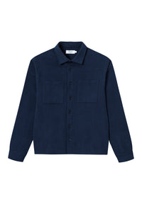 Givn Berlin Overshirt CRAIG aus Bio-Baumwolle Buttoned Shirt Midnight Blue