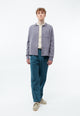 Givn Berlin Overshirt GBCHESTER aus Bio-Baumwoll Strick Cardigan Stormy Grey