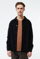 Givn Berlin Overshirt GBCURT aus Bio-Baumwollcord Overshirt Black (Structure)